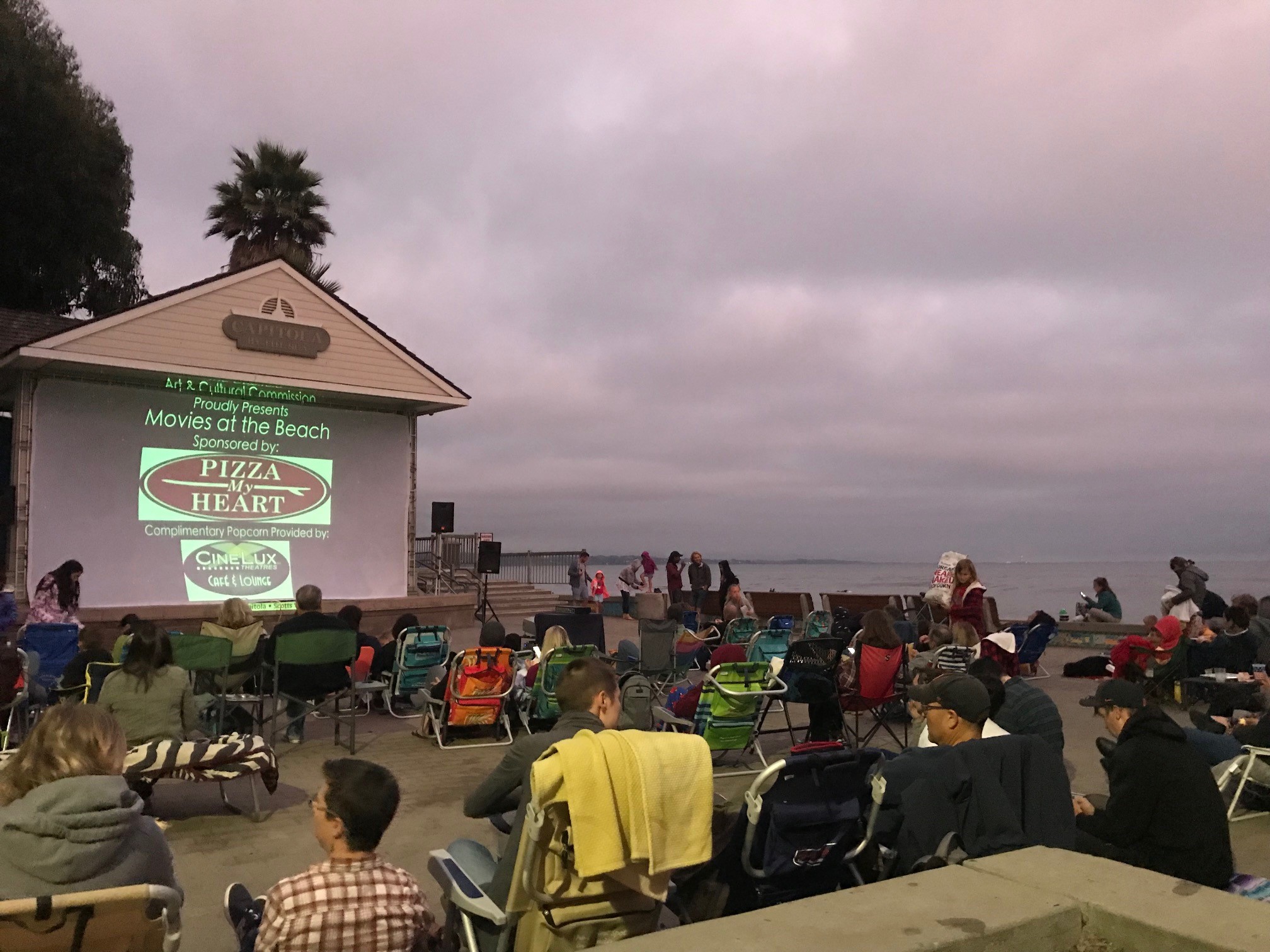 Movies at the Beach City of Capitola California