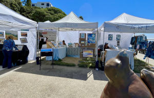 Art at the Beach Tents
